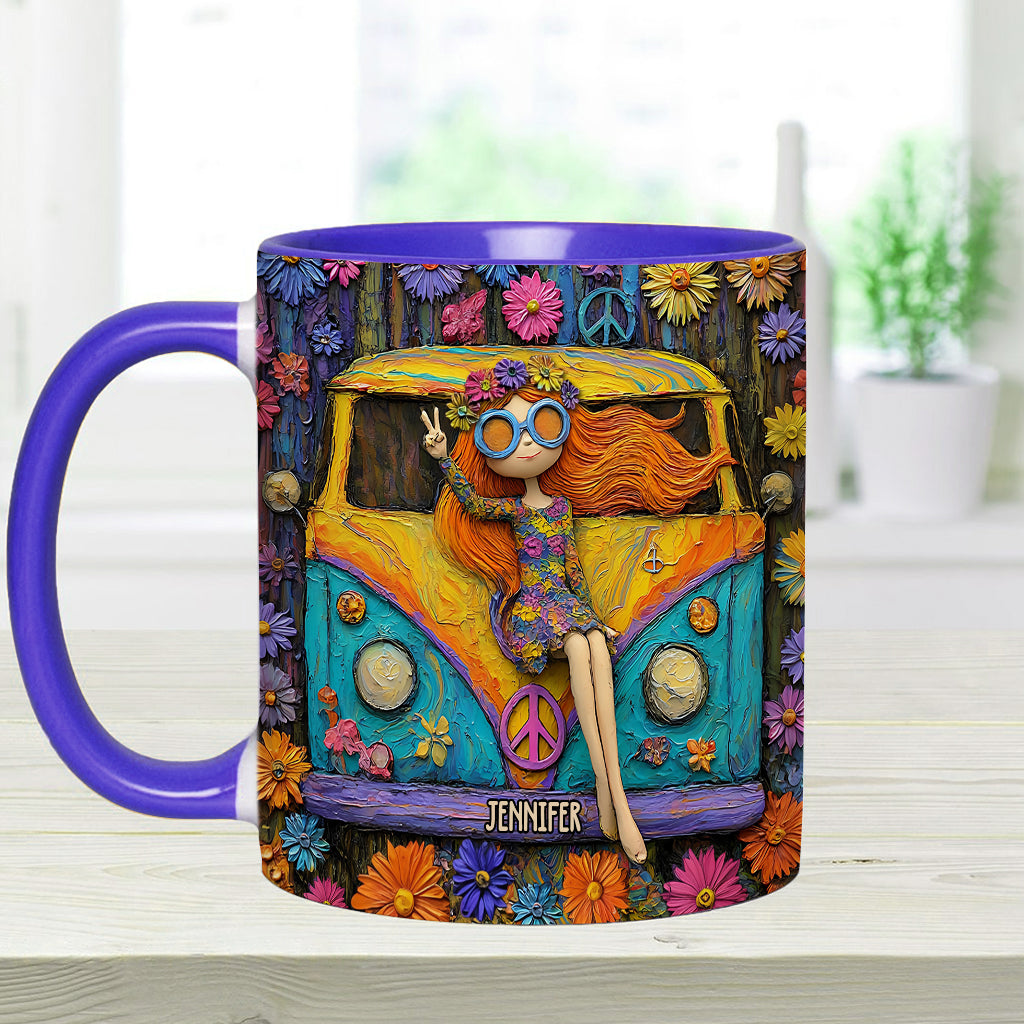 Âmes Hippies - Mug personnalisé à l'esprit hippie