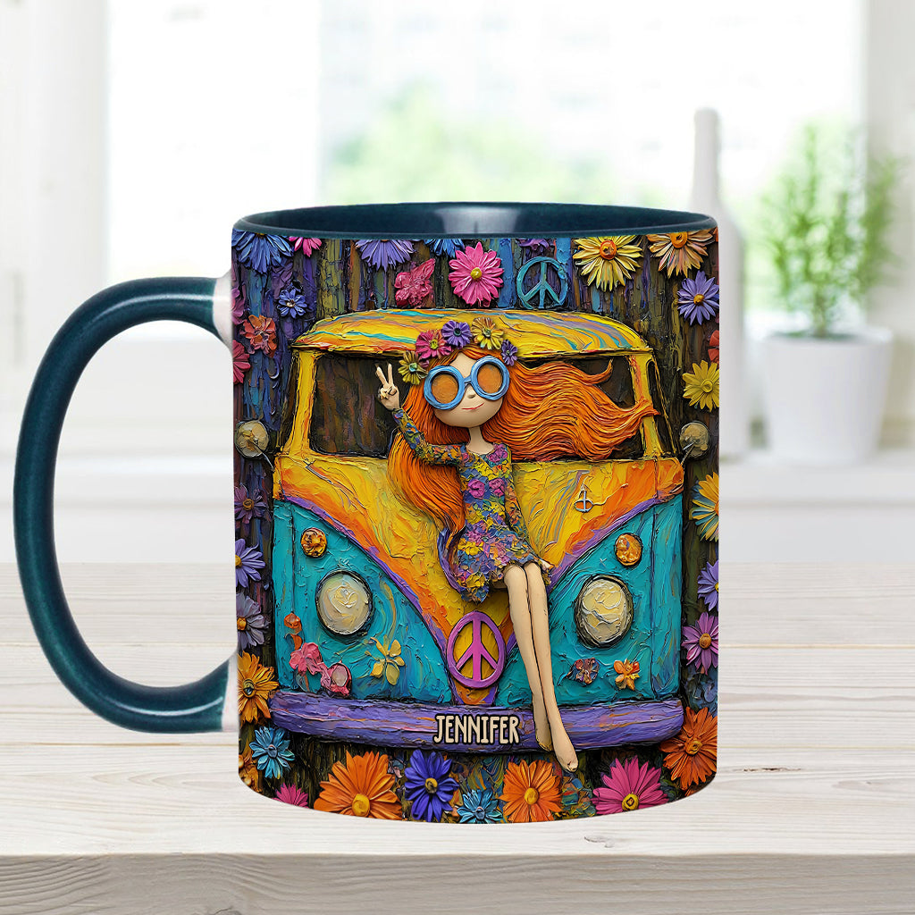 Âmes Hippies - Mug personnalisé à l'esprit hippie