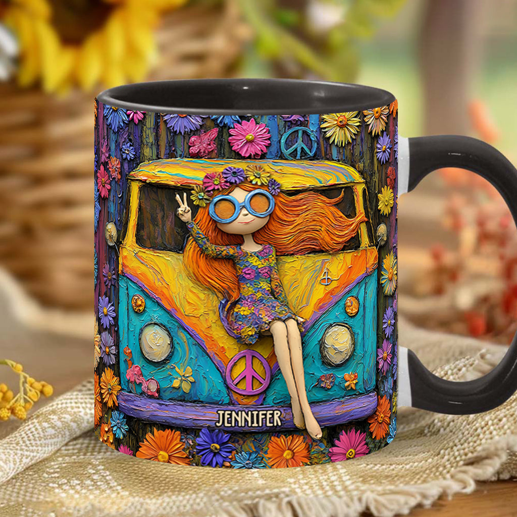 Âmes Hippies - Mug personnalisé à l'esprit hippie