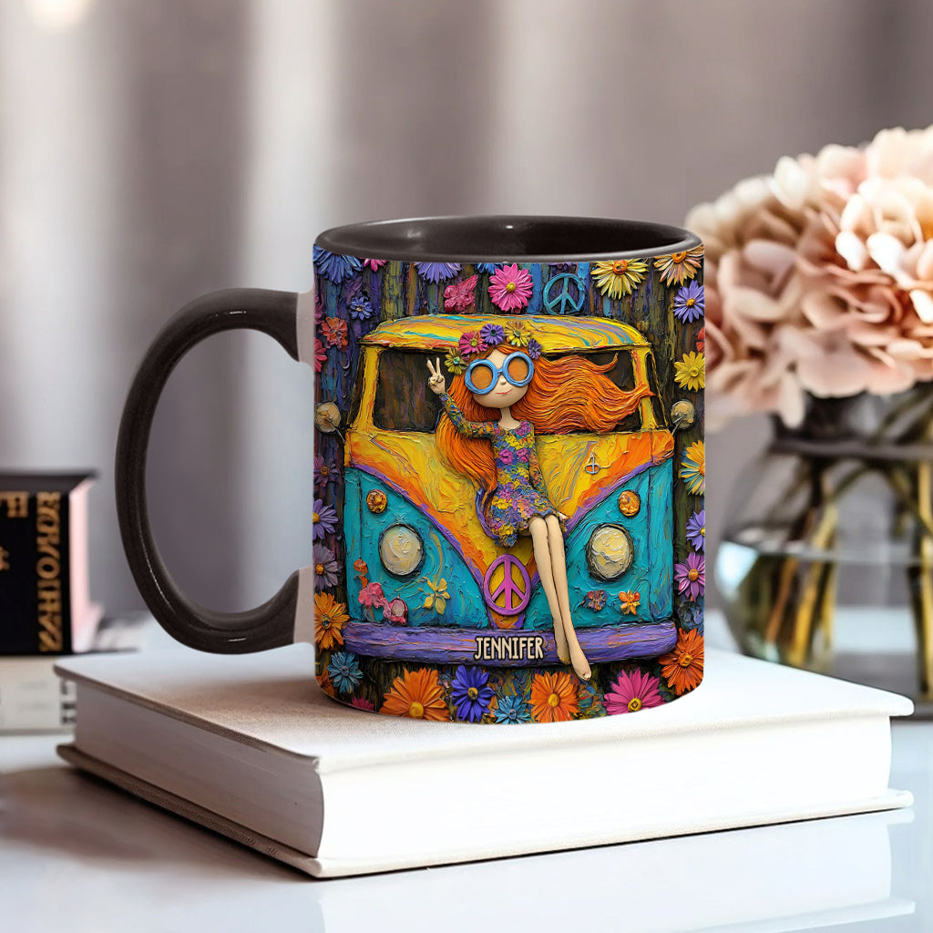 Âmes Hippies - Mug personnalisé à l'esprit hippie