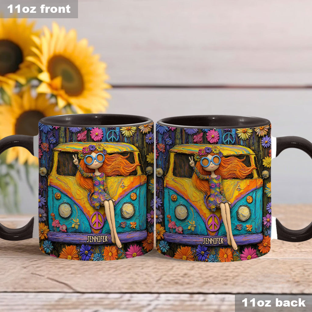 Âmes Hippies - Mug personnalisé à l'esprit hippie
