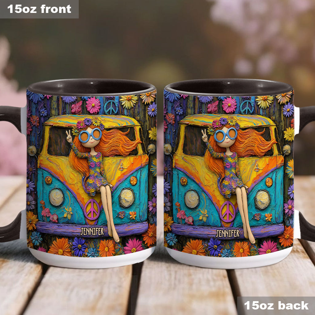 Âmes Hippies - Mug personnalisé à l'esprit hippie