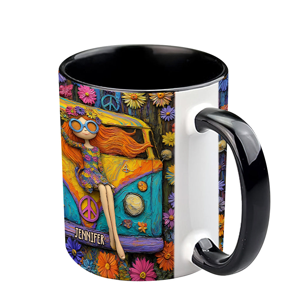 Âmes Hippies - Mug personnalisé à l'esprit hippie