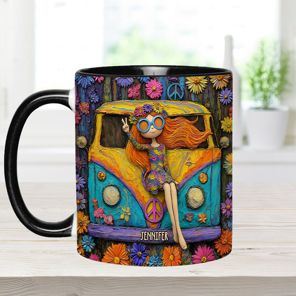 Âmes Hippies - Mug personnalisé à l'esprit hippie
