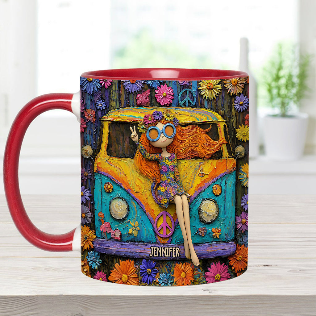 Âmes Hippies - Mug personnalisé à l'esprit hippie