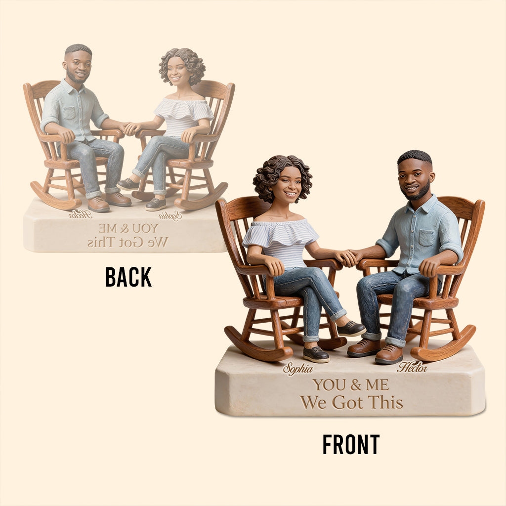 Custom From Any Photo - You And Me We Got This - Personalized Couple Custom Shaped Acrylic Plaque