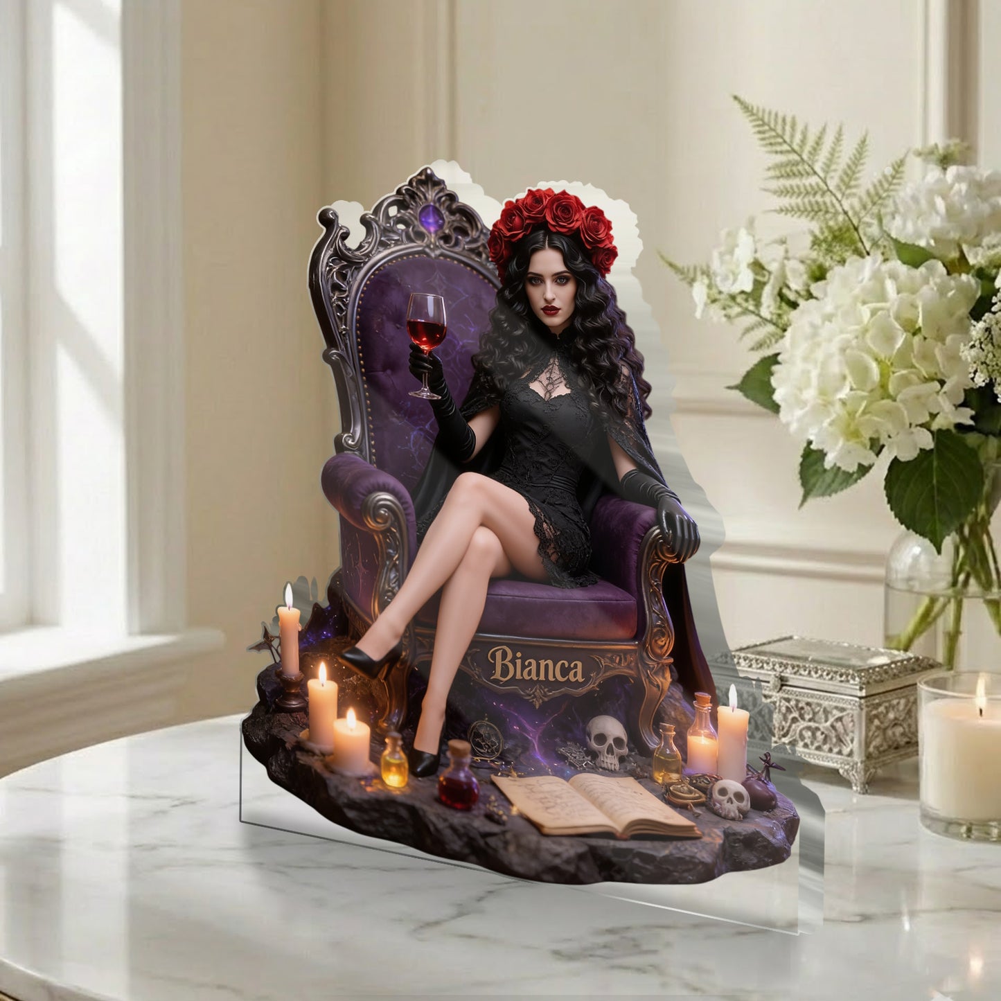 Witch Kingdom - Personalized Witch 2-Side Printed Acrylic Plaque