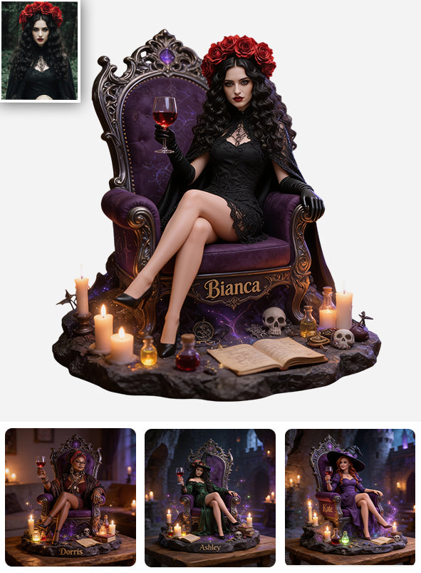 Witch Kingdom - Personalized Witch 2-Side Printed Acrylic Plaque