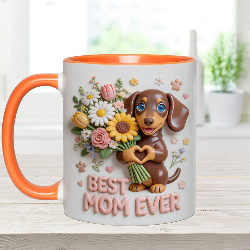 Mug & Sous-verre Personnalisé - Photo Personnalisée de Chien