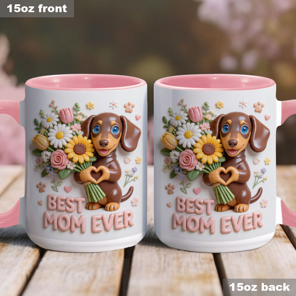 Mug & Sous-verre Personnalisé - Photo Personnalisée de Chien