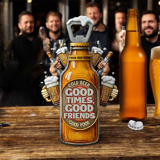 Bar à bière pour homme - Ouvre-bouteille personnalisé 