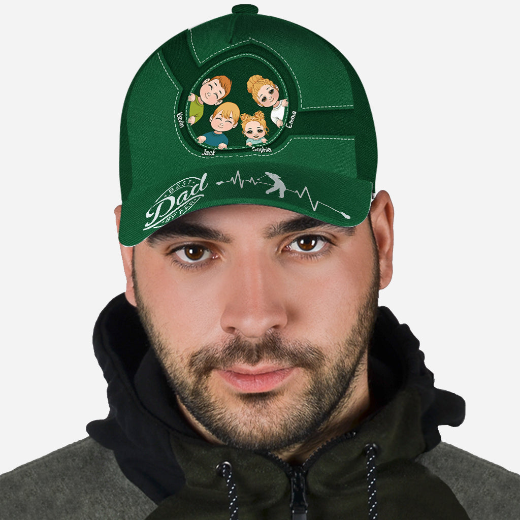 Best Dad By Par Golf Papa - Personalized Father Classic Cap