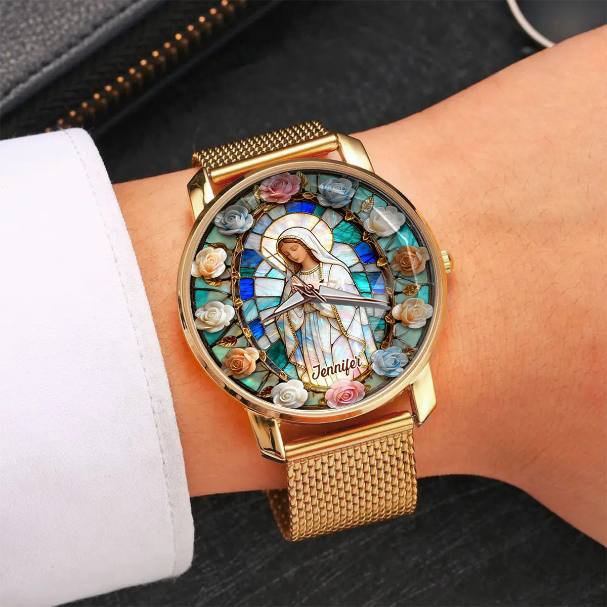 Faith Over Fear - Personalized Christian Women Hand Watch