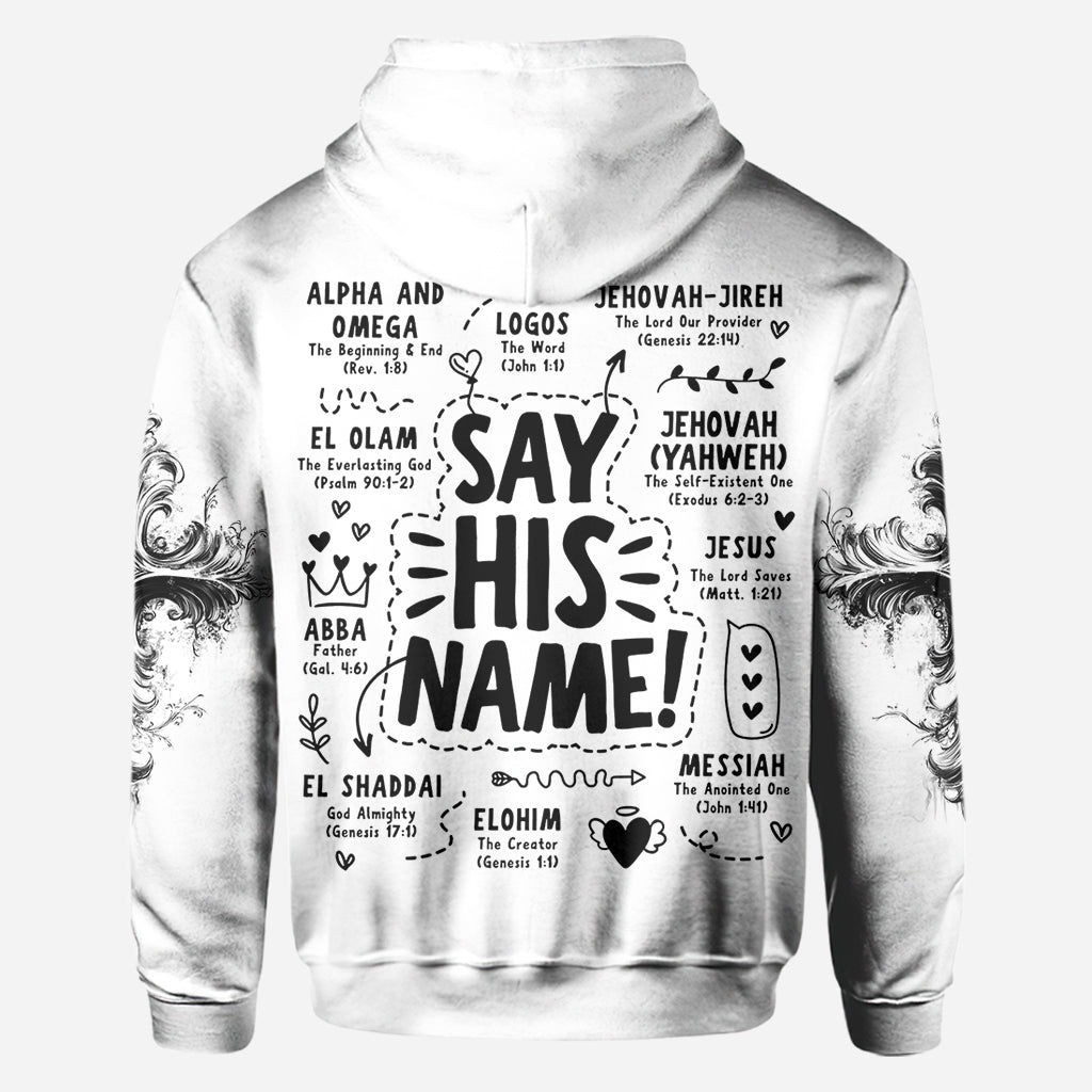 Dis Son Nom - T-shirt chrétien personnalisé intégral