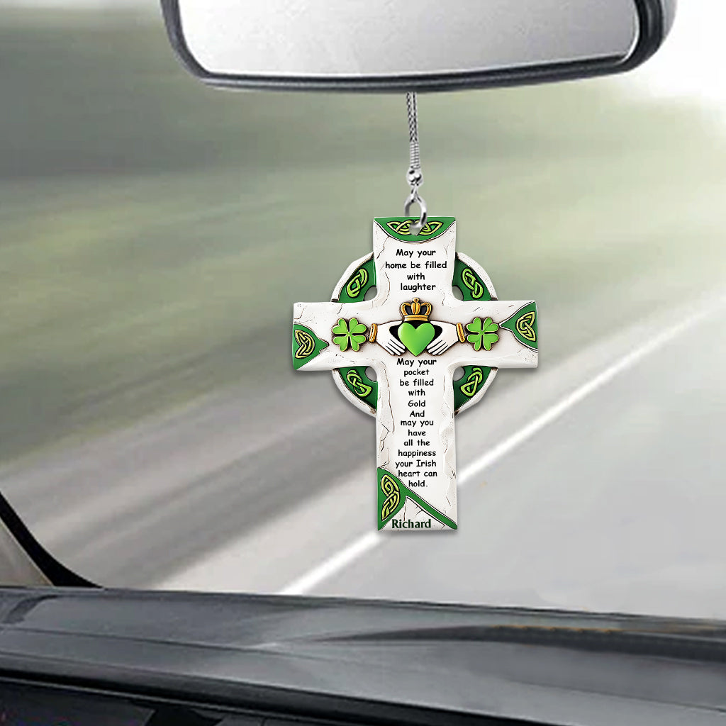 Irish Blessing - Personalized Saint Patrick's Day Car Ornament