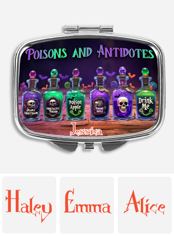 Piluliers et antidotes - Boîte à pilules personnalisée pour sorcière