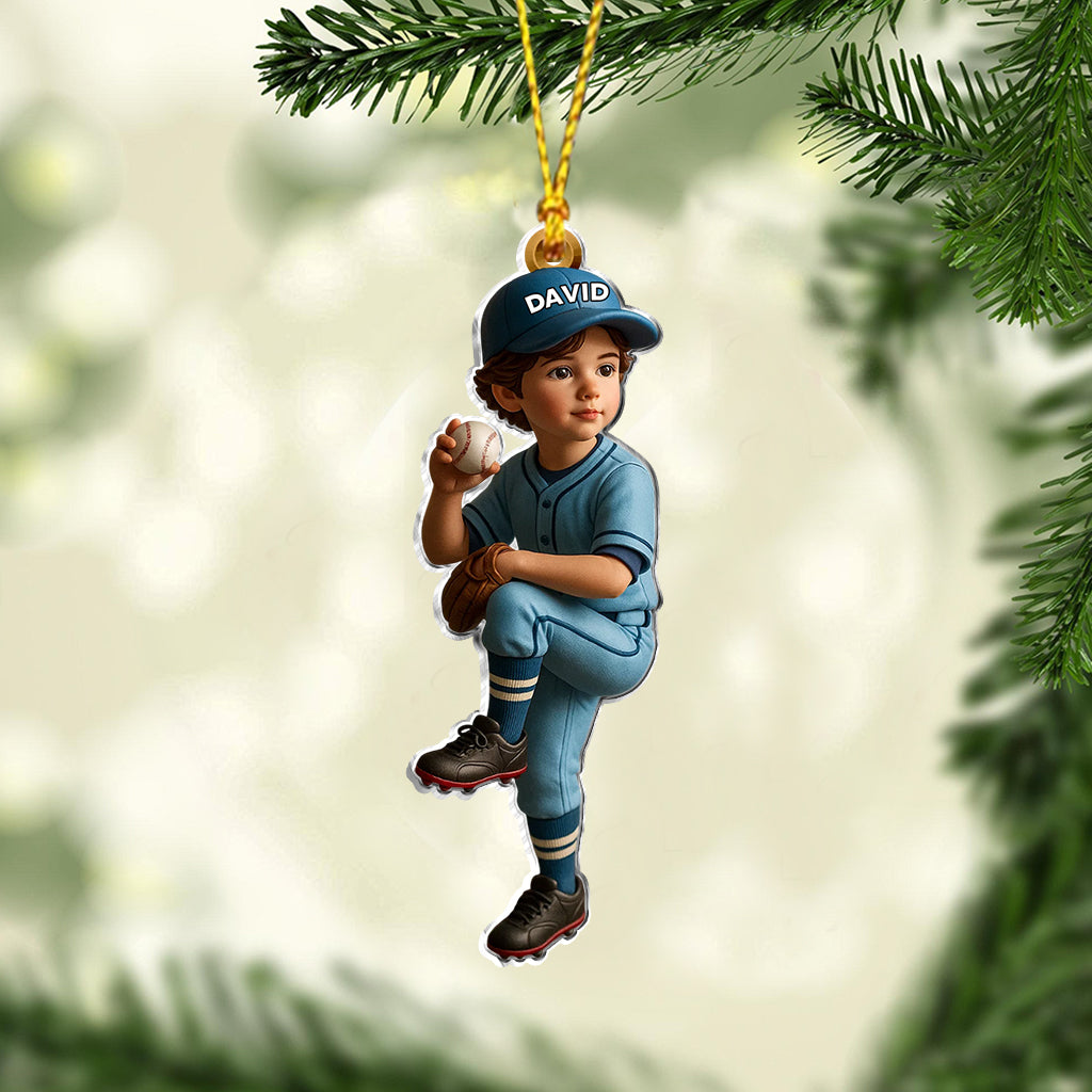 Emmenez-moi au match de baseball - Ornement de baseball personnalisé