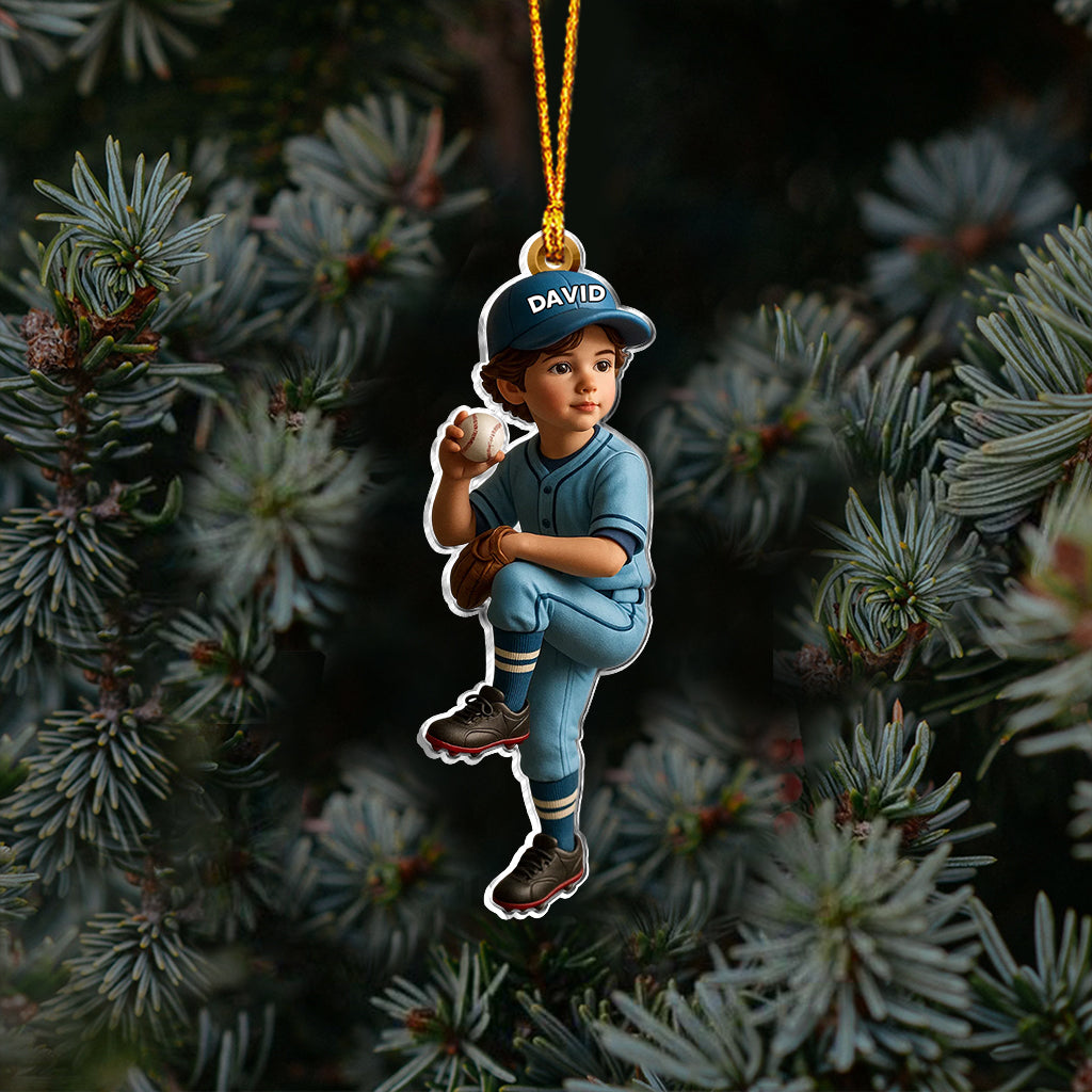 Emmenez-moi au match de baseball - Ornement de baseball personnalisé