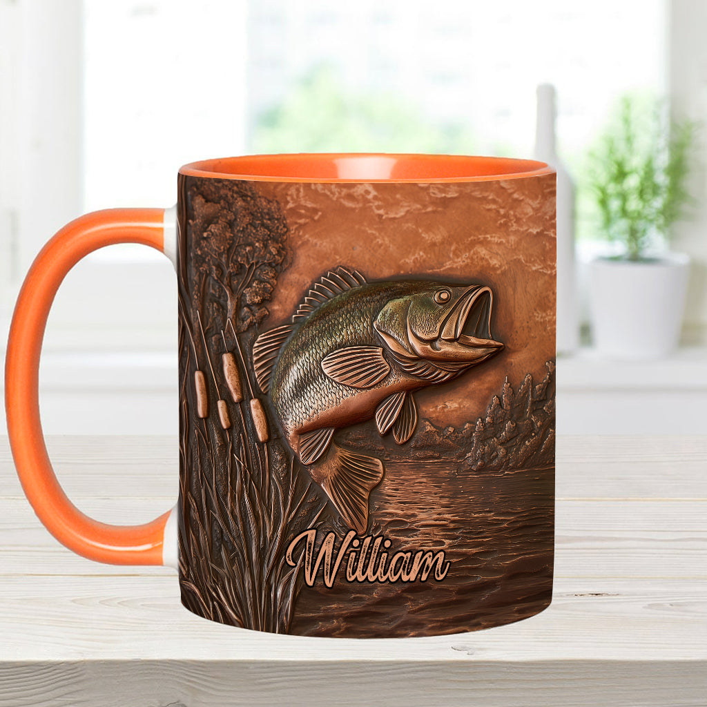 Le Meilleur Pêcheur - Mug personnalisé sur le thème de la pêche