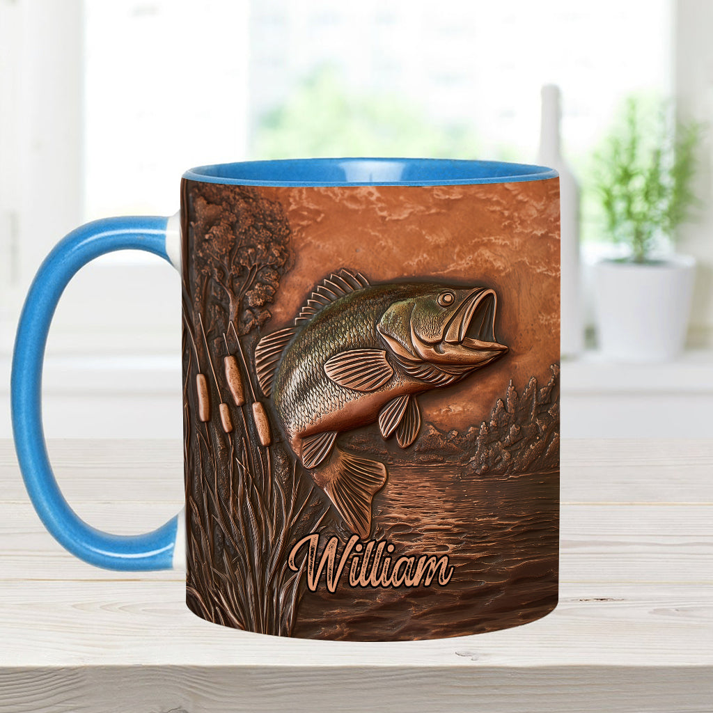 Le Meilleur Pêcheur - Mug personnalisé sur le thème de la pêche
