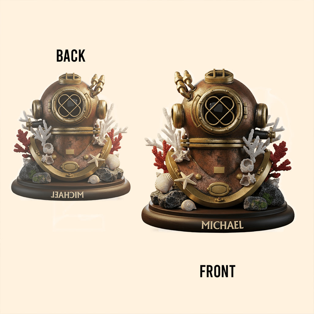 Passionné de plongée ? Plaque acrylique personnalisée pour la plongée sous-marine.