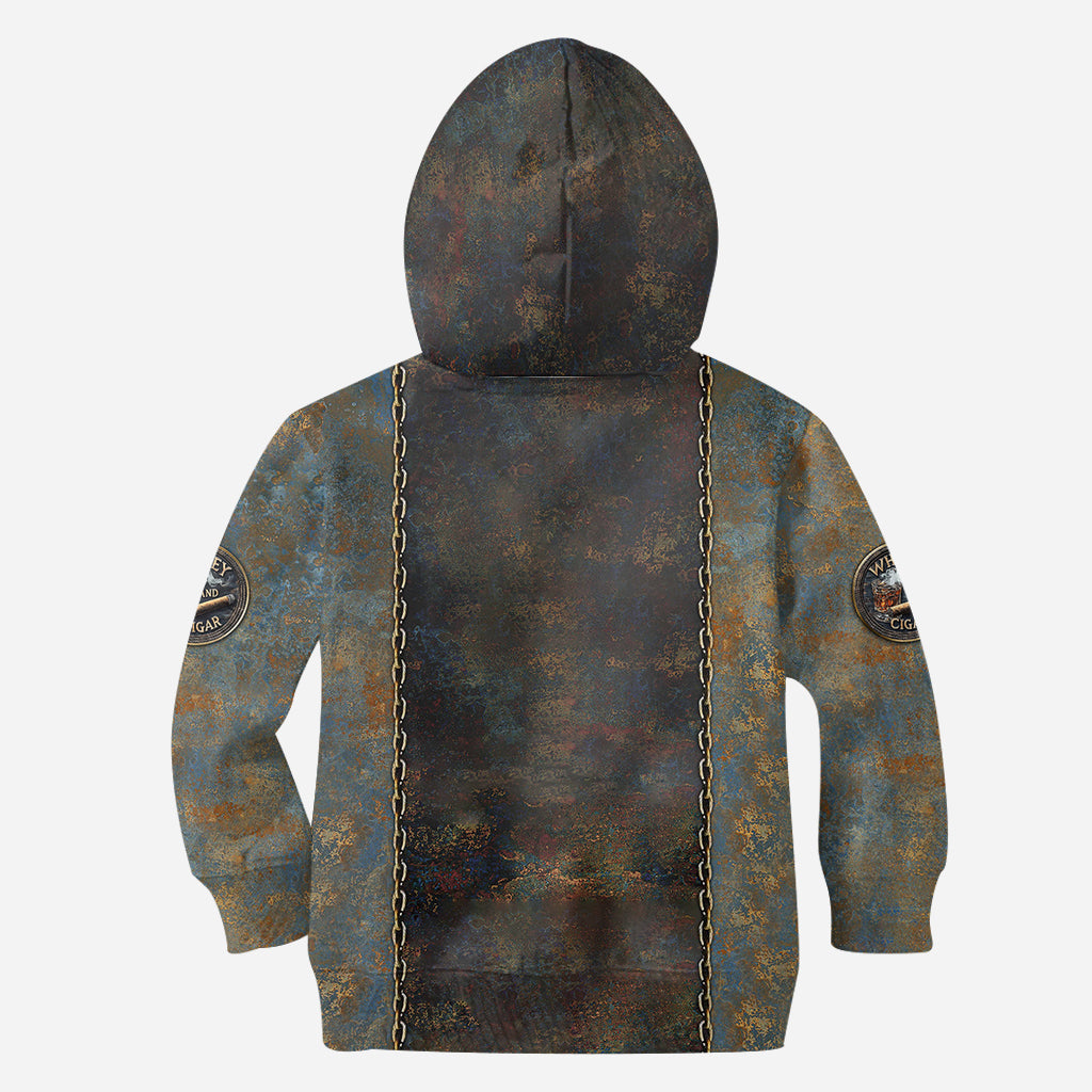 Whisky et cigares - T-shirt personnalisé avec motif whisky intégral