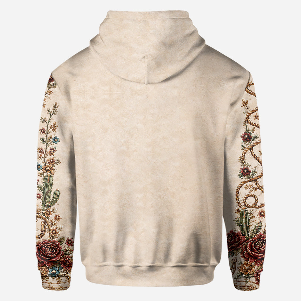 Rodeo Romance - Personalized Cowgirl All Over Shirt