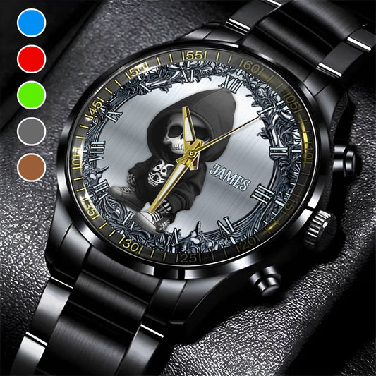 Montre-bracelet personnalisée Cool Skull - Tête de mort