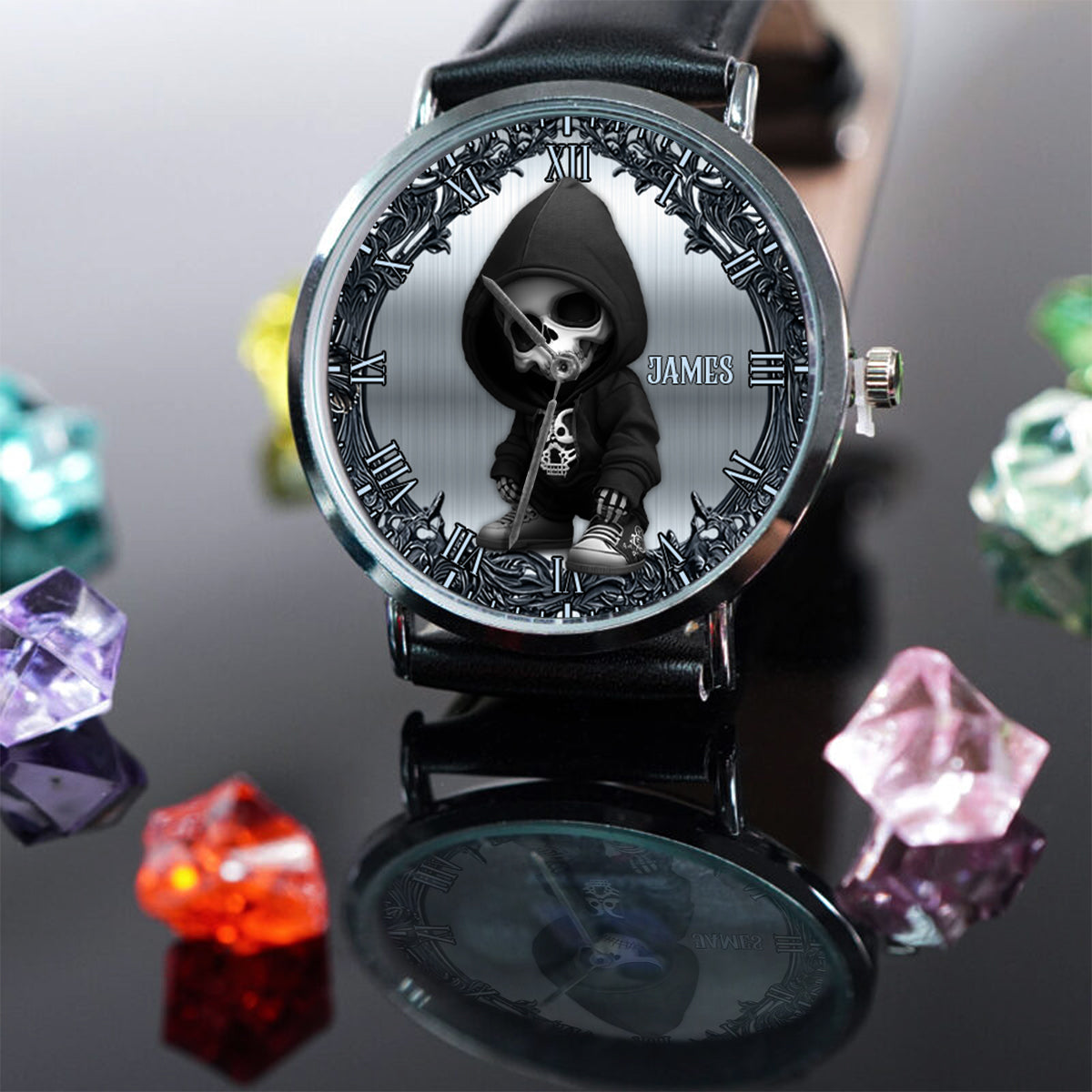 Montre-bracelet personnalisée Cool Skull - Tête de mort