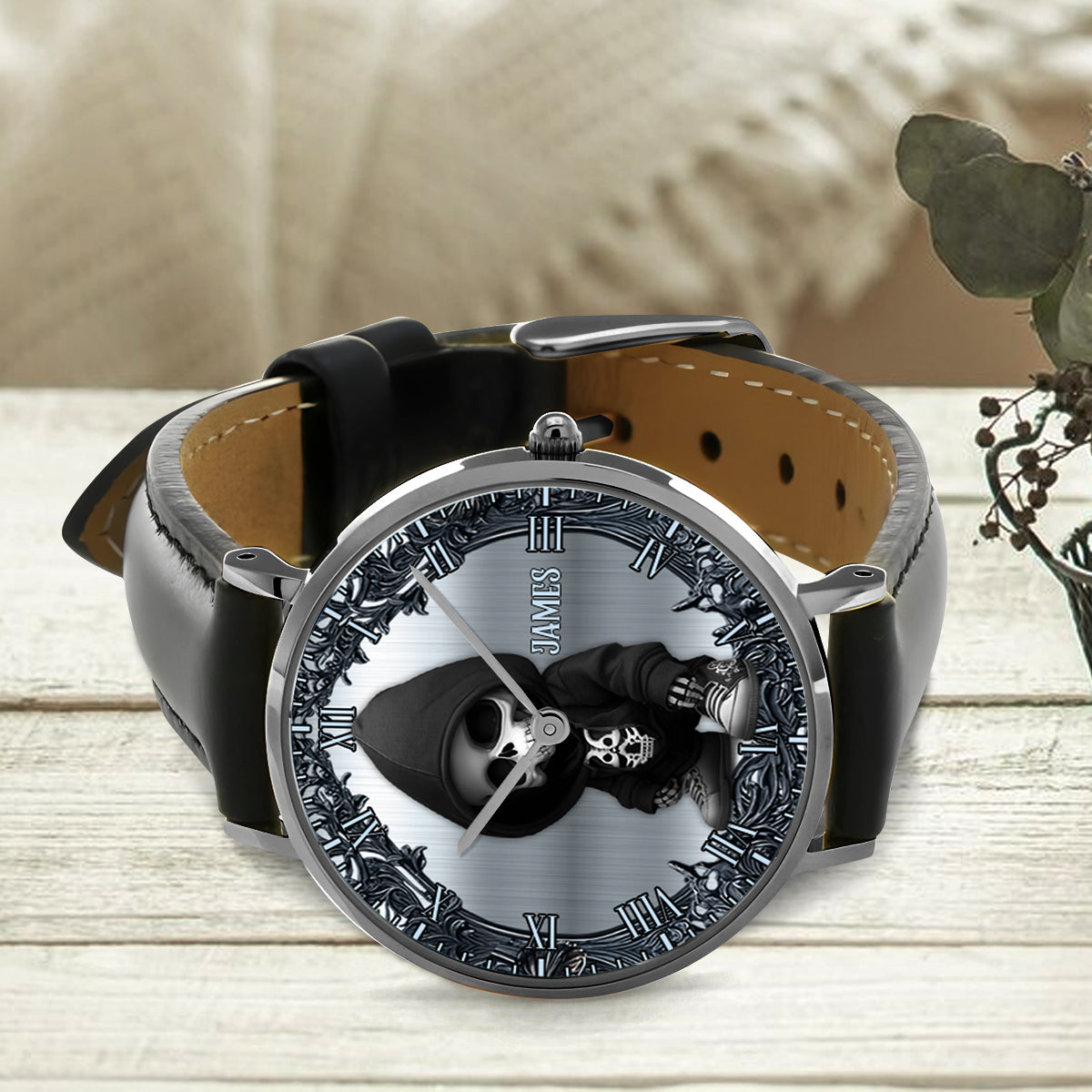 Montre-bracelet personnalisée Cool Skull - Tête de mort