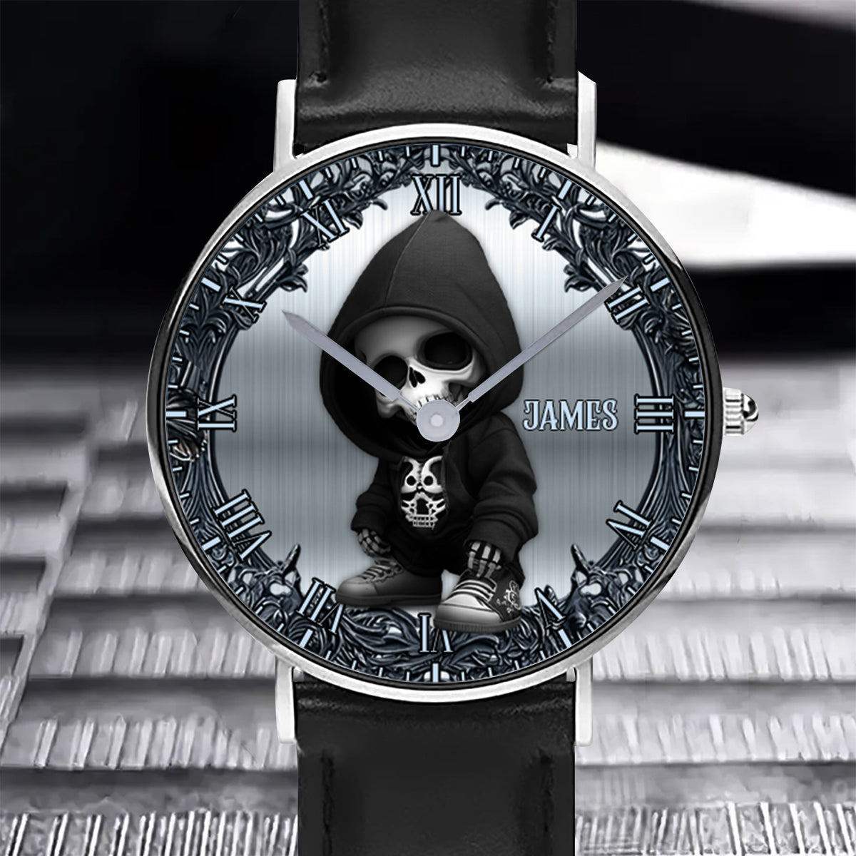 Montre-bracelet personnalisée Cool Skull - Tête de mort