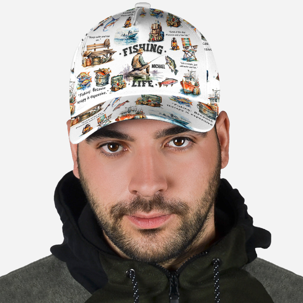 Passionné de pêche ? Casquette de pêche classique personnalisée