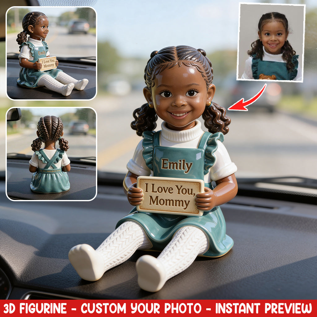 Custom Any Photo - Drive Safe - Personalized Family Premium 3D Figurine