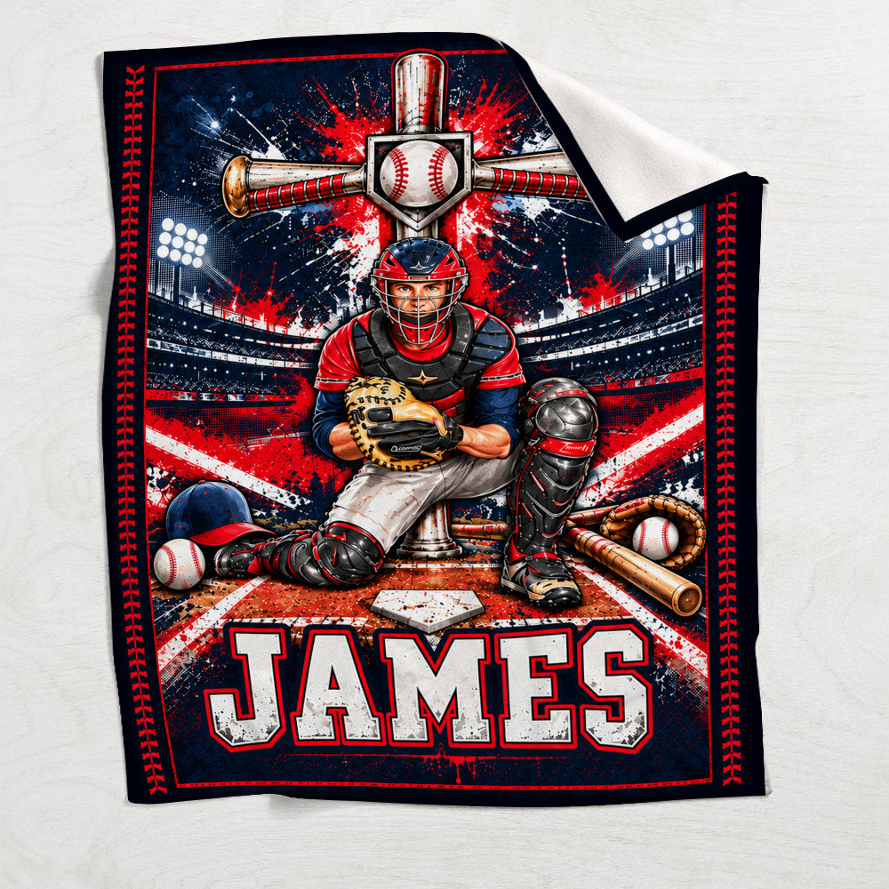 Aimez Dieu, Jouez au Baseball - Couverture de Baseball Personnalisée