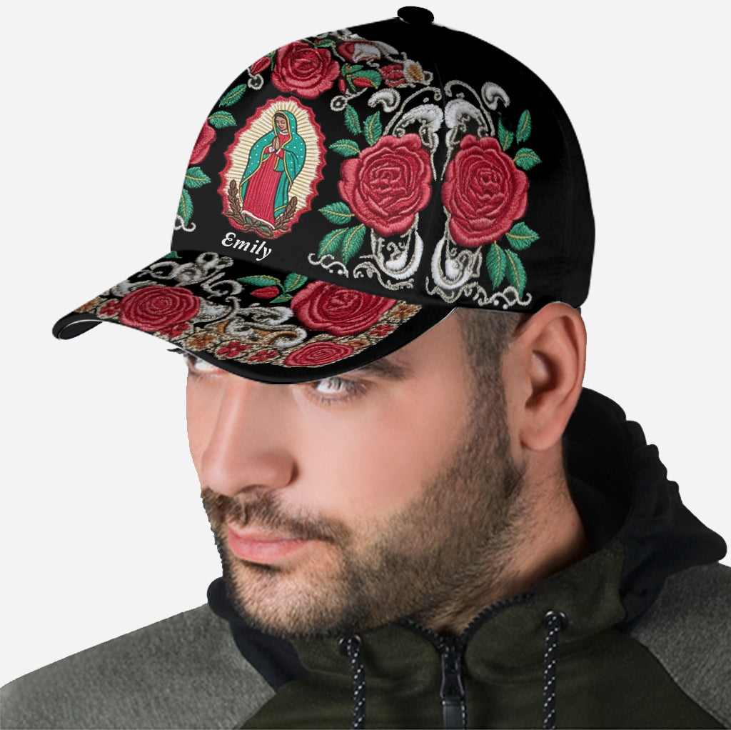 Notre-Dame de Guadalupe Rose - Casquette chrétienne classique personnalisée