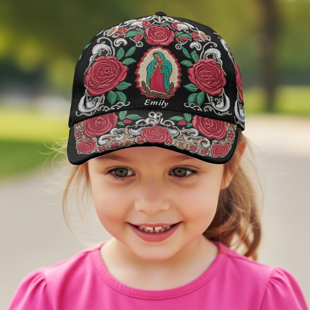 Notre-Dame de Guadalupe Rose - Casquette chrétienne classique personnalisée