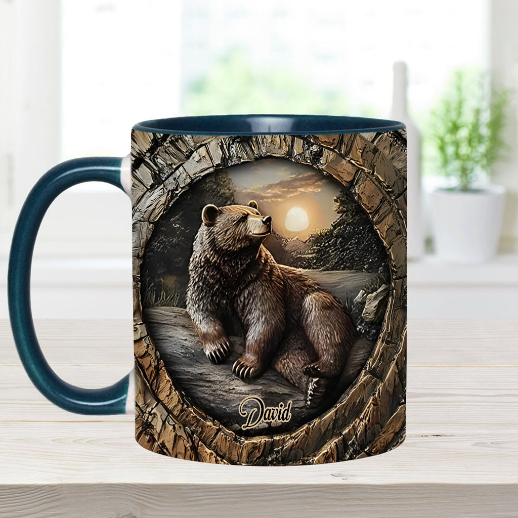 Strong Bear - Personalized Hunting Accent Mug