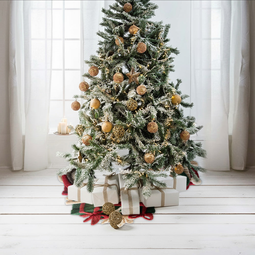 Joyeux Noël - Jupe de sapin personnalisée en forme de famille