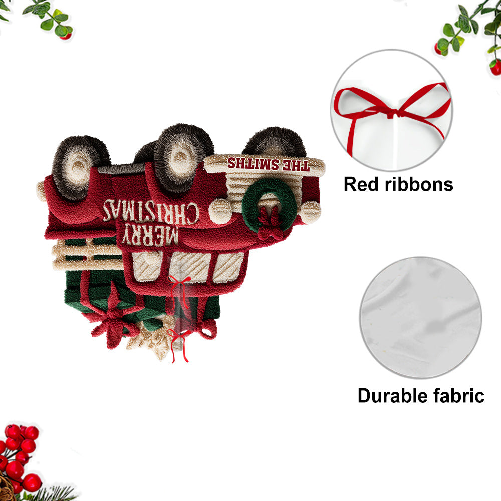 Joyeux Noël - Jupe de sapin personnalisée en forme de famille