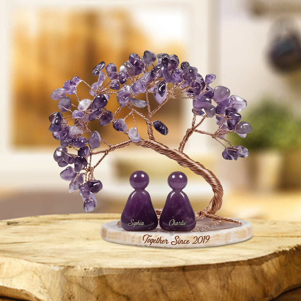 Together Since Perfect Gift For Couple - Personalized Couple Custom Shaped Acrylic Plaque