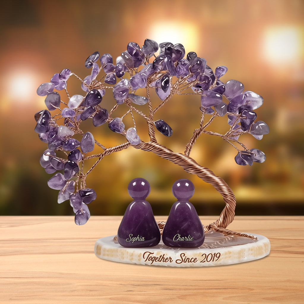 Together Since Perfect Gift For Couple - Personalized Couple Custom Shaped Acrylic Plaque