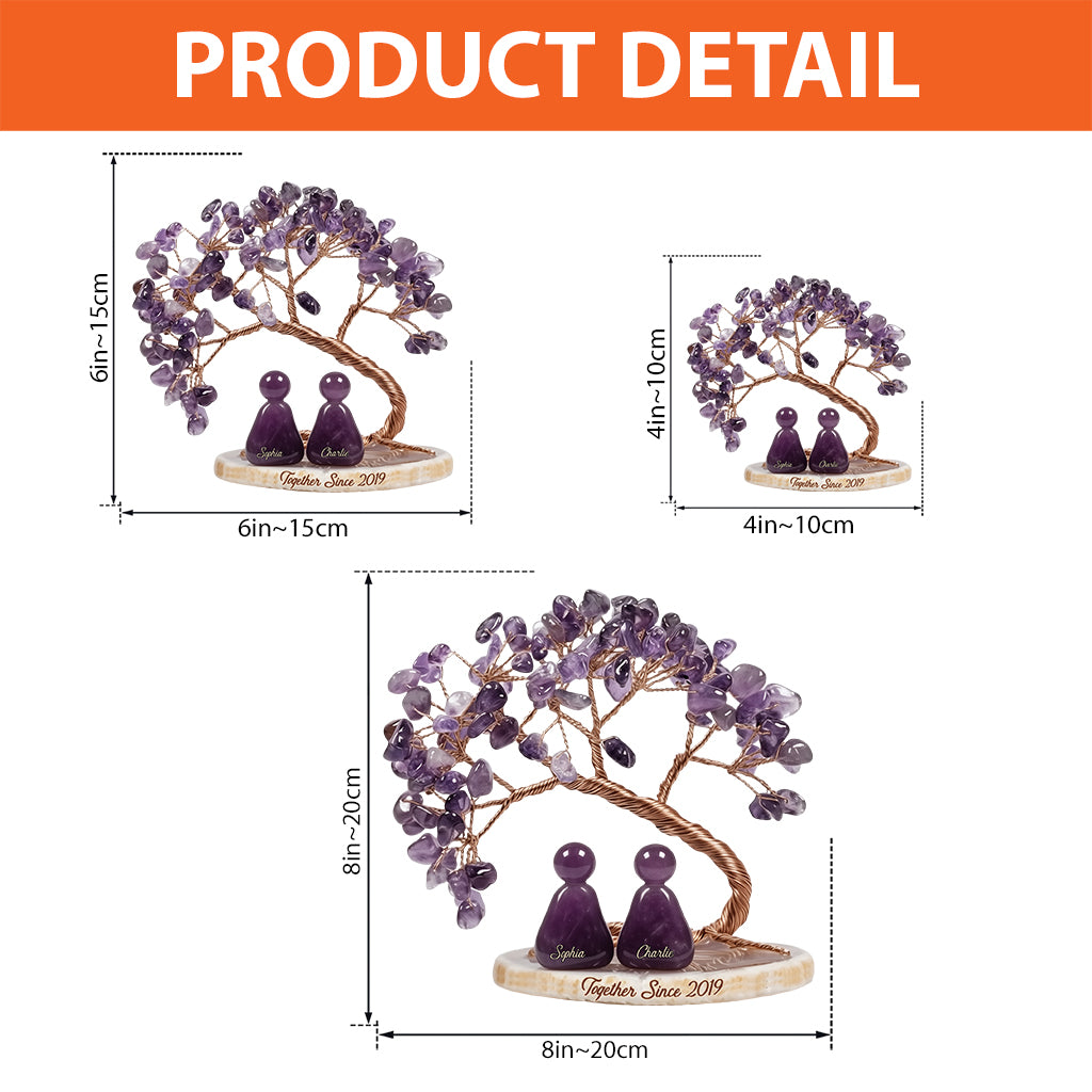 Together Since Perfect Gift For Couple - Personalized Couple Custom Shaped Acrylic Plaque