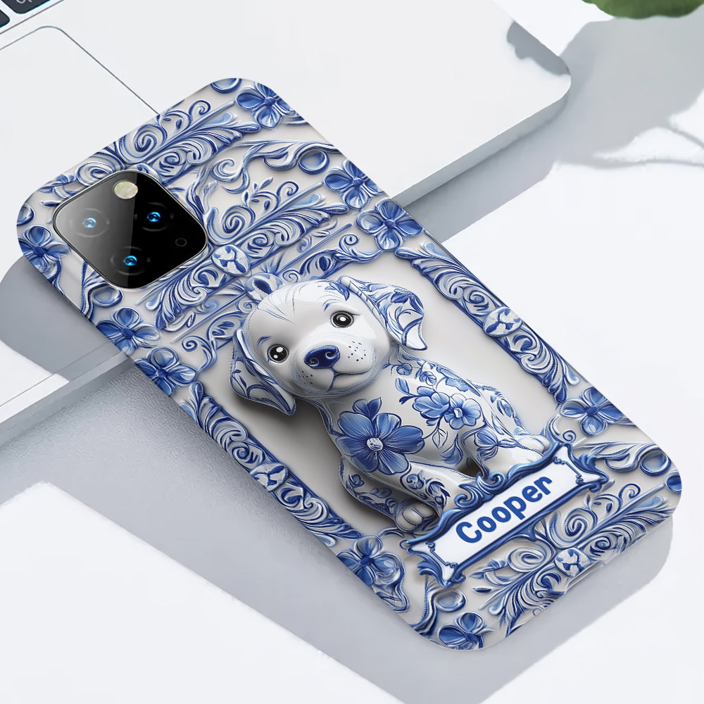 Cute Labrador Retriever - Personalized Dog Full Print Phone Case