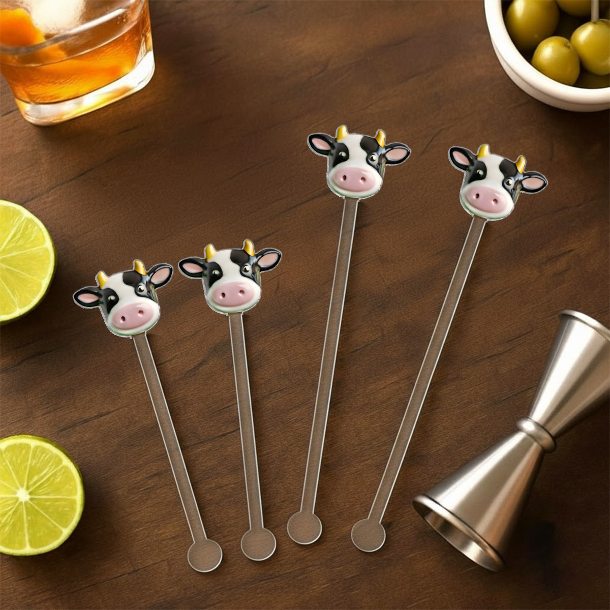 Idée cadeau pour les agriculteurs, décoration de ferme - Mug décoratif personnalisé avec agitateurs en acrylique