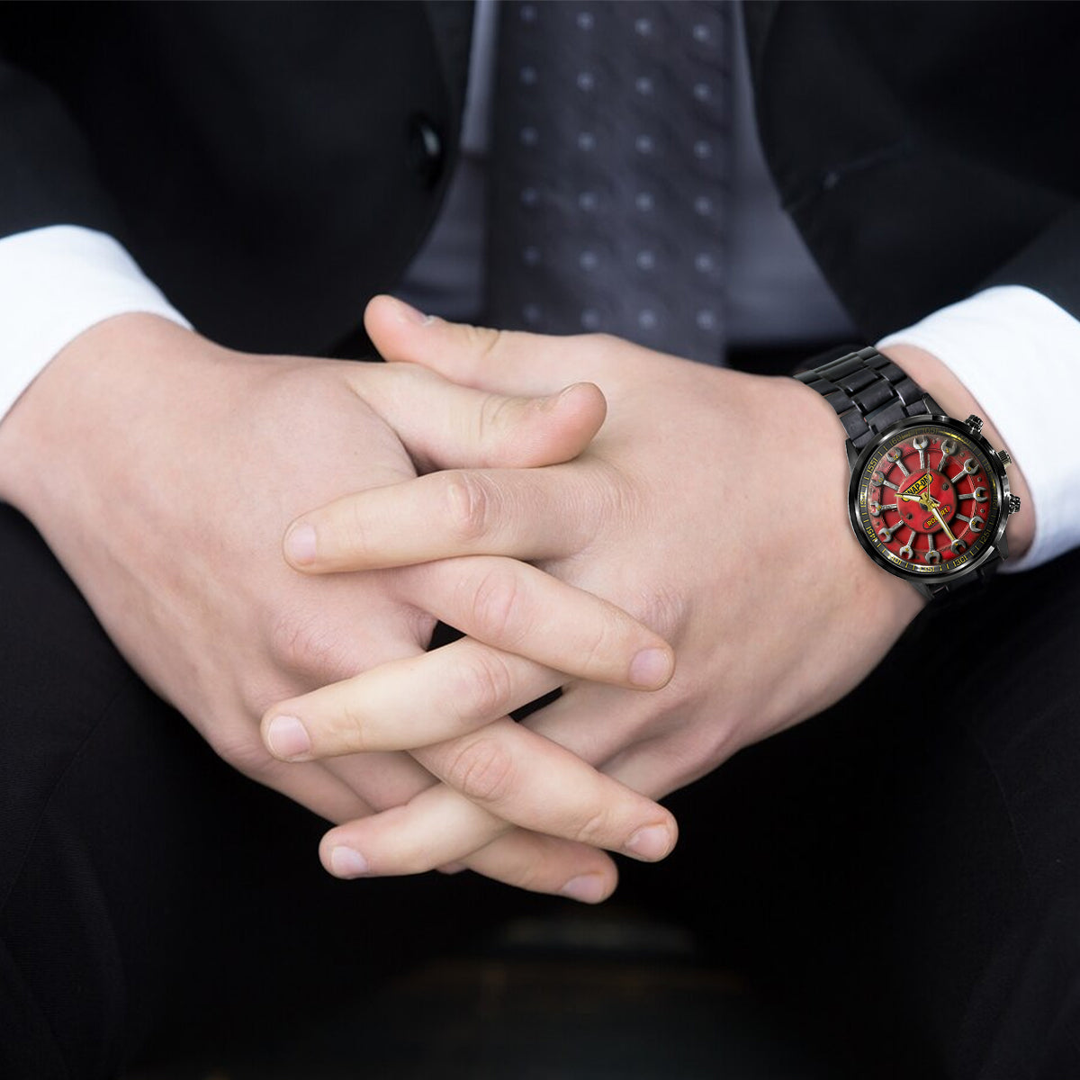 Il est temps de passer à l'action - Montre à aiguilles de mécanicien personnalisée