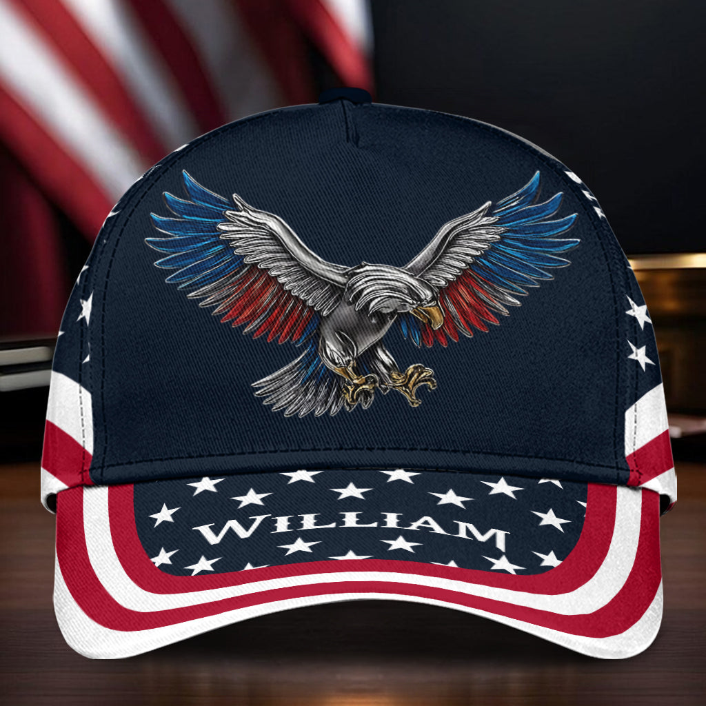 Casquette classique personnalisée Freedom Strong Eagle - Fête de l'Indépendance/4 juillet