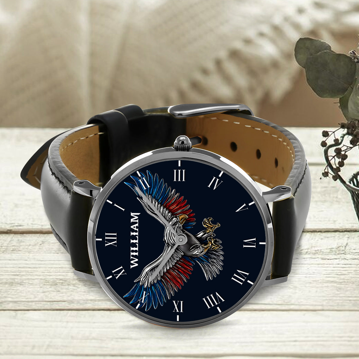 Freedom Strong Eagle - Personalized Independence Day/ 4th of July Hand Watch