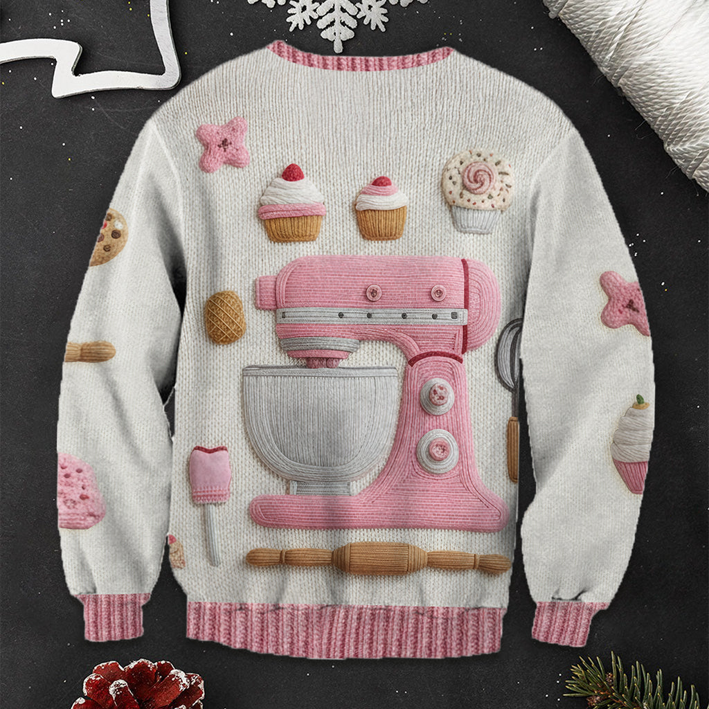 Baking Is My Love - Personalized Baking Ugly Sweater
