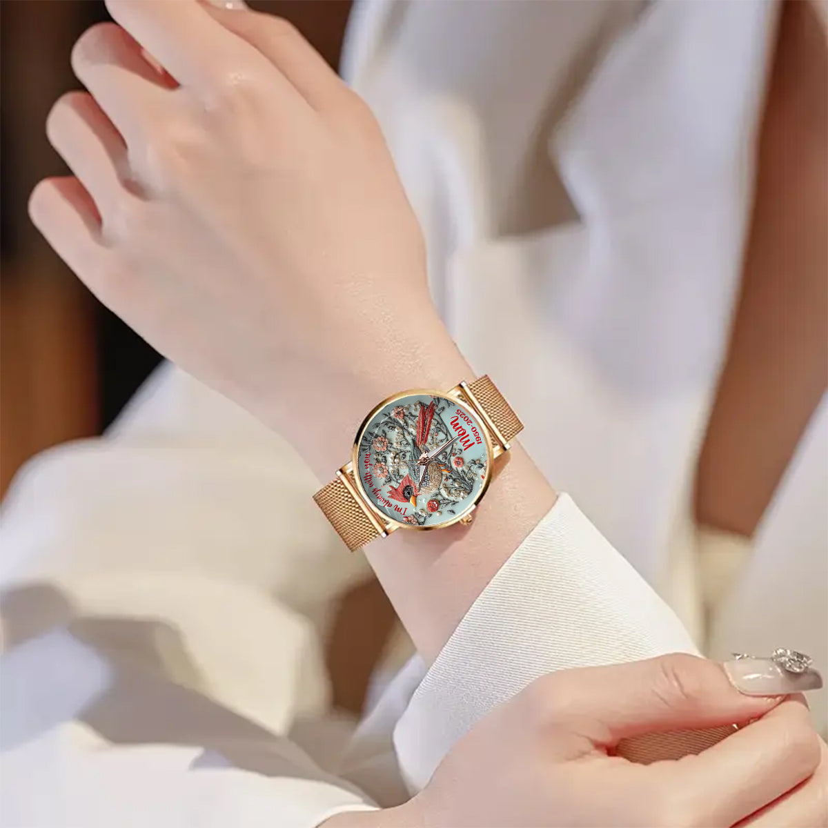 I'm Always With You - Personalized Memorial Women Hand Watch