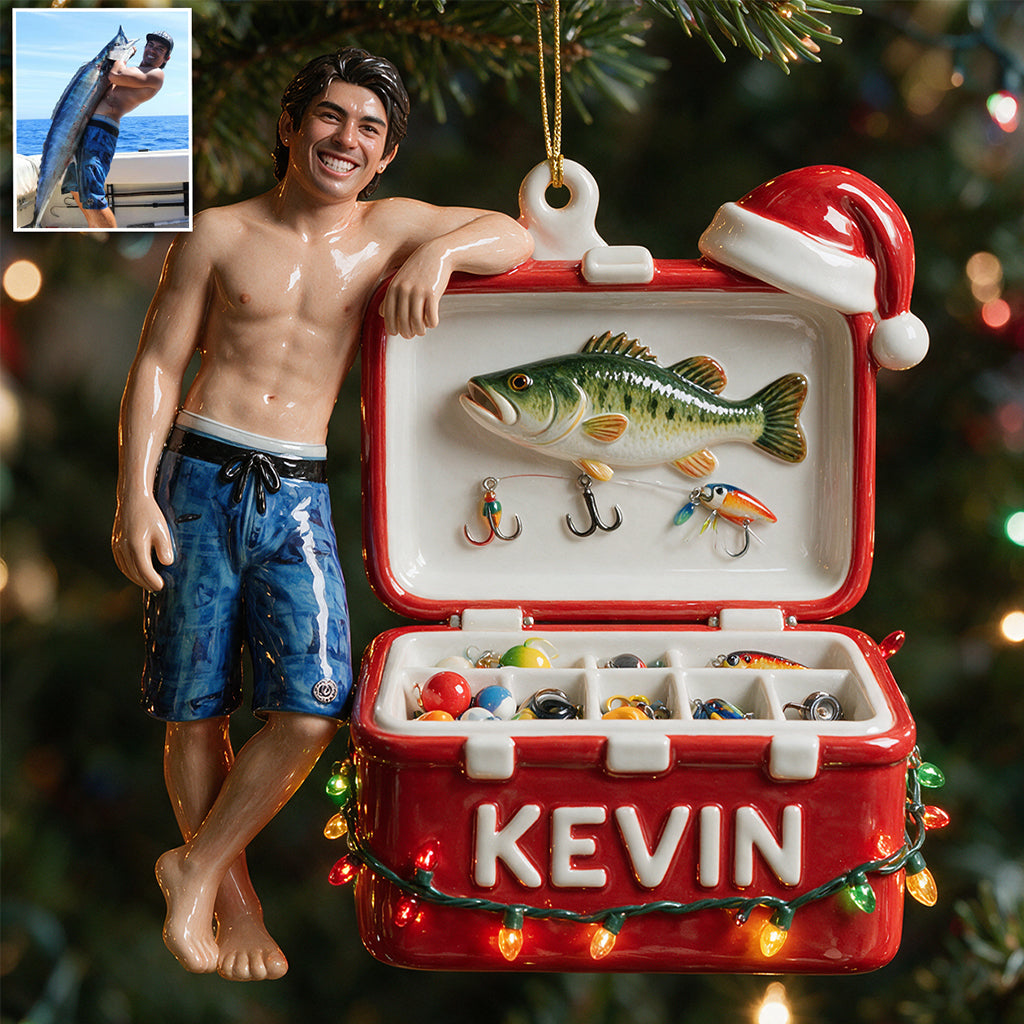Tackle Box - Personalized Fishing Premium 3D Ornament
